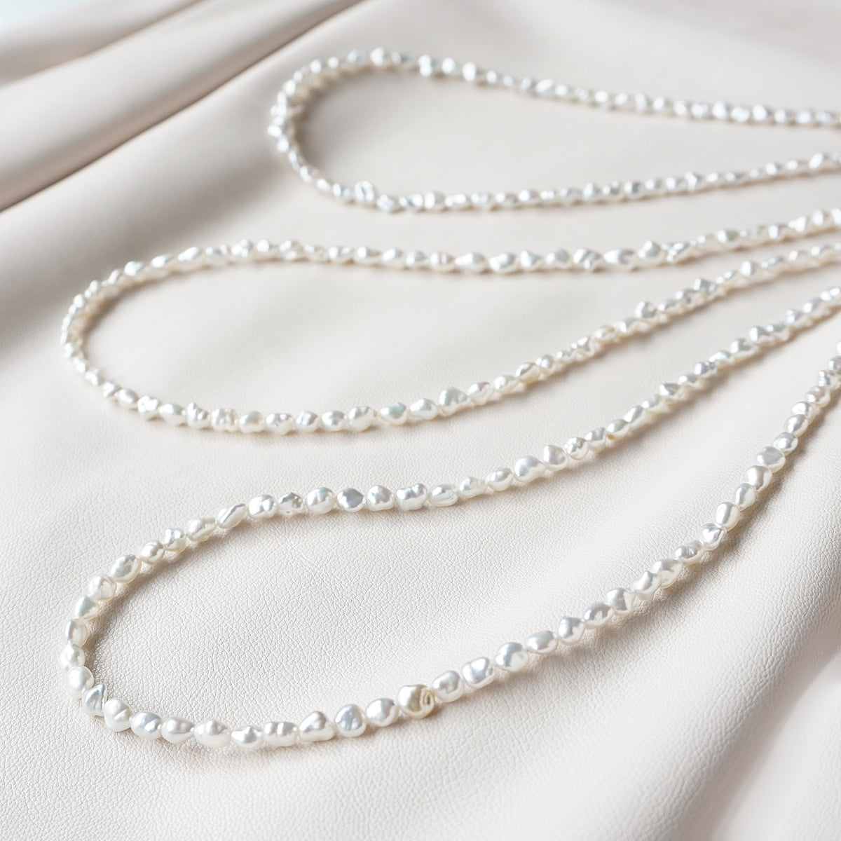 Akoya keshi pearl necklace – Perle Fleur