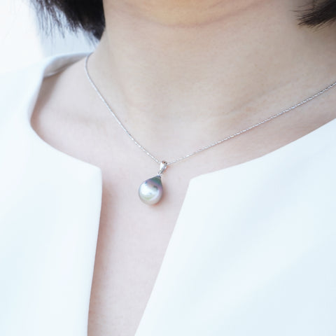 Bonbon K18WG×Tahitian pearl