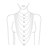 Keshi Station necklace K18YG