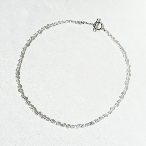 Akoya keshi pearl necklace