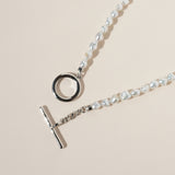 Akoya keshi pearl necklace