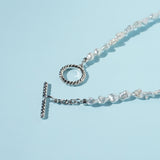 Akoya keshi pearl necklace