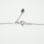 Keshi Station necklace K18WG