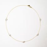 Keshi Station necklace K18YG