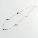 Keshi Station necklace K18WG
