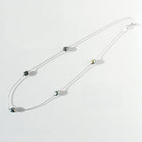Keshi Station necklace K18WG